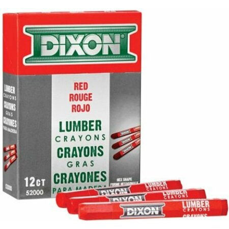 DIXON TICONDEROGA Crayons Red Lumber Crayons Phased Out